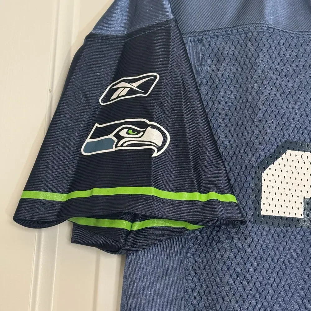 Kids Reebok NFL Shaun Seattle Seahawks Alexander 37 Jersey Medium 10-12 Vintage